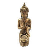 Estátua Buda Híndu Meditando Grande Enfeite Decorativo Promo
