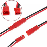 Conector Batería Drone Jst Macho Hembra Plug Rojo 4 Pares