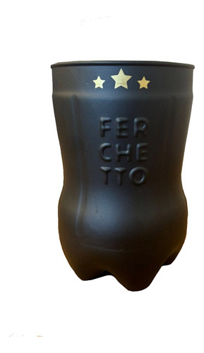 Ferchetto Black Vaso Fernet Bacha Vidrio 800ml Granel Negro