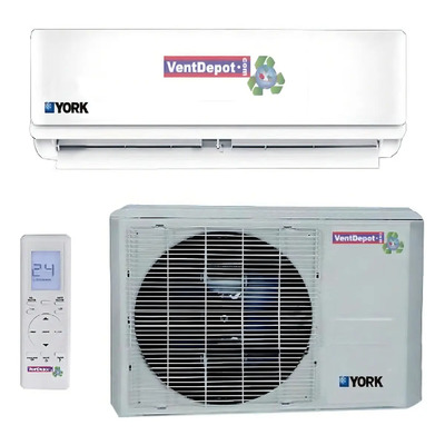 Mini Split York Inverter MXIEC-001, 12000BTU, 1 Ton, R410a, Solo Frío, 110V, 1F, 60Hz, 16 SEER, con Control Remoto. | Meses sin interés