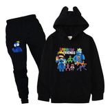 Roblox Rainbow Friends Chándal Conjunto Capucha Y Pantalón