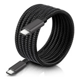 Cable Usb Tipo C A C Carga Rapida 60w 3a 1m Largo Reforzado 