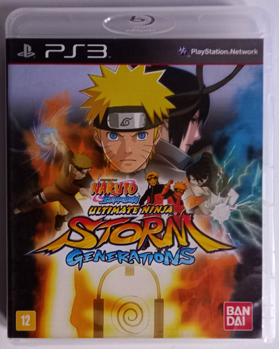 Jogo Naruto Ultimate Ninja Storm Ps3 Coleçãosaga Generations