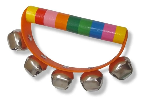 Cascabeles Maracas Sonajero Infantil Madera Música Didáctico