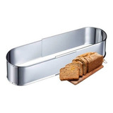 Aro Ovalado Extensible Para Budín Acero Inox Hasta 44cm 