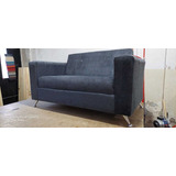 Sillón Sofa Dos Cuerpos Con Patas De Metal 