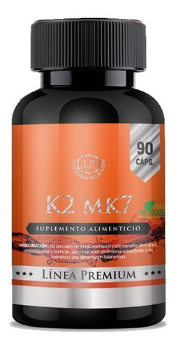 Vitamina K2 (mk7)  - Calidad Premium - 90 Capsulas 