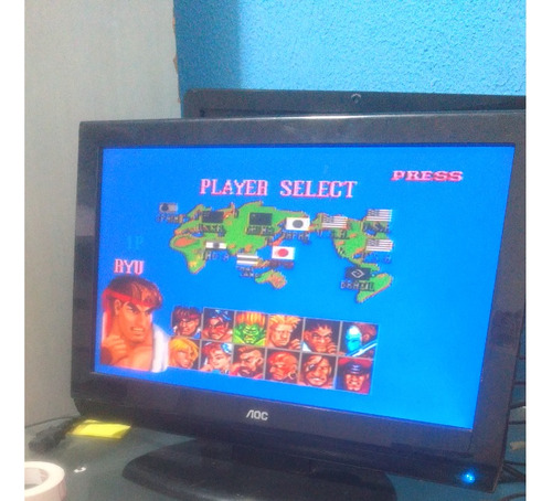 Street Fighter 2 Turbo Jogo Mega Chip Generico F378