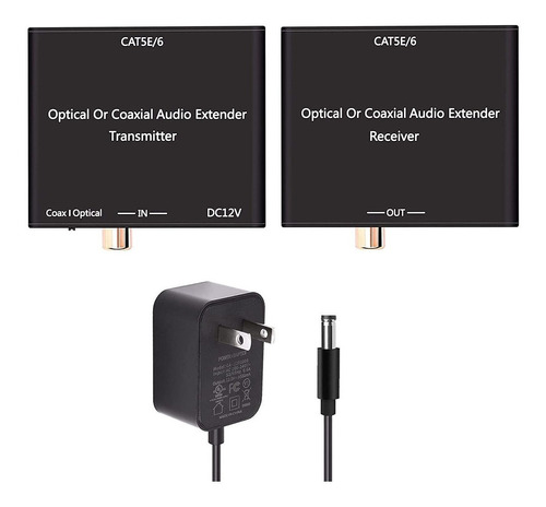 Extensor De Audio Digital Óptico/coaxial Digital De 500 Pies