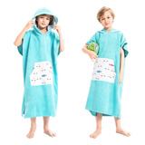 Poncho De Surf Para Niños, Toalla Cambiadora Obe De Secado R