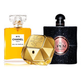 Kit Perfumes (chanel #5 + Lady Million + Black Opium) Réplic