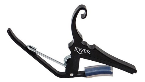 Kyser Capotraste Kg12ba Para Guitarra De Acero De 12 Cuerdas, Color Negro