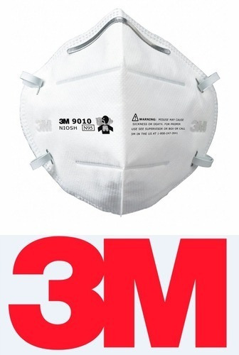 Cubrebocas Respirador Contra Partículas N95 9010  3m Blanco