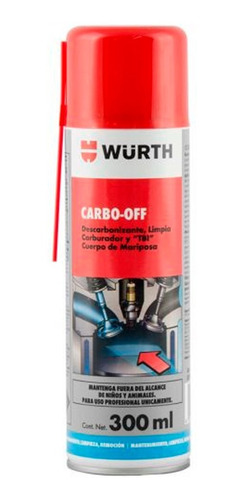 Limpiador Carburador Y Cuerpo De Aceleración Würth Carbo Off