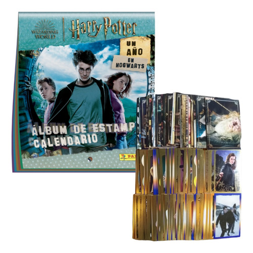 Álbum Harry Potter 2023 + Set De Estampas Y Tarjetas Panini 