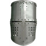 Utileria - Arma Y Armadura - Gran Casco Templario Medieval D