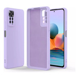 Carcasa Silicona Slim Para Xiaomi Redmi Note 11 Pro Color Violeta