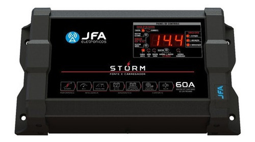 Fonte Automotiva 60 Amperes Jfa Storm Red Line Cca Sci Smart