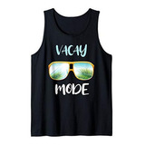 Modo Vacay Palma Gafas De Sol Camisa Playa Verano Vacaciones