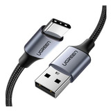 Cabo De Dados Ugreen Us288 Usb Tipo C P Usb 2.0 3m Cinza