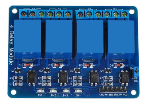 Modulo Relay Rele 4 Canales 5v Compatible Arduino Emakers