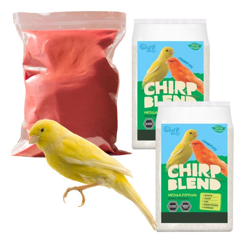 Pasta Alimento Huevo Rojo Canarios Aves Pajaros 1kg