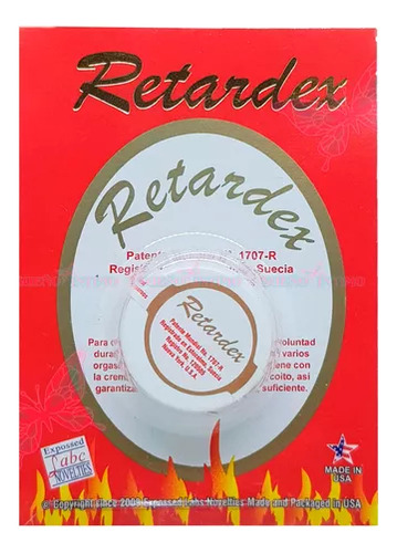 Retardante Retardex En Crema X 1 Unidad