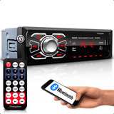 Som Pra Carro Aparelho Rádio Automotivo Bluetooth Bt Sd 5566