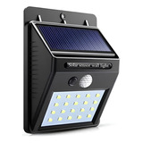 Foco Led Solar 20 Led Con Sensor Movimiento Exterior/t020-1