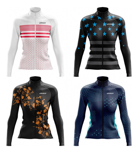 Jersey Ciclismo Ruta Mtb Manga Larga Mujer Exclusivos