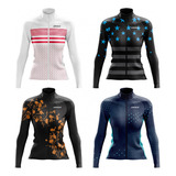 Jersey Ciclismo Ruta Mtb Manga Larga Mujer Exclusivos