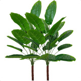 Kit 2 Planta Bananeira Artificial Ornamental Sem Vaso Decor