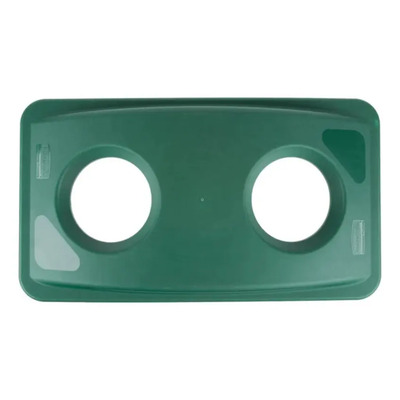 Tapa Rubbermaid Ranura Para Botellas, Slim Jim, Verde