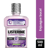 Listerine Cuidado Total Zero X500ml