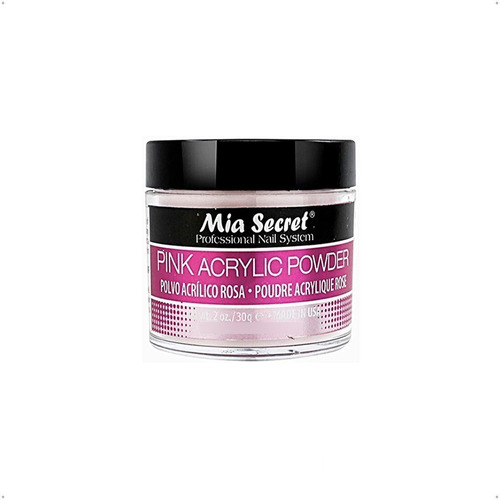 Mia Secret Polvo Acrílico Pink Rosa (30g) Uñas Esculpidas