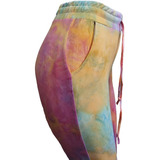 Pantalón Buzo Tie Dye Con Cordón Y Cintura Elástica Mujer