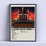 Cuadro Bad Bunny El Ultimo Tour Vidrio 30x40cm 