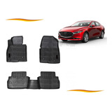 Set Pisos Rigidos Tipo Bandeja Para Mazda 3 2017 2019