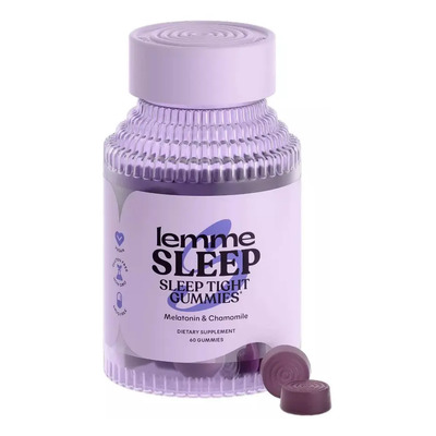 Kardashian Lemme Sleep Melatonina Y Magnesio 60 Gomitas Sabor Frutos Rojos | Envío gratis
