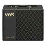 Amplificador Vox Vtx Series Vt40x Valvular Para Guitarra De 40w Color Negro
