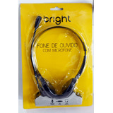 Fone De Ouvido Headset Atendente Home Office Microfone