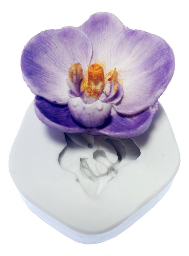 Molde De Silicone  Orquídeas Flores Confeitaria - Oferta