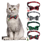 Vellibring 4 Pack Collares De Navidad Para Gatos,collares De