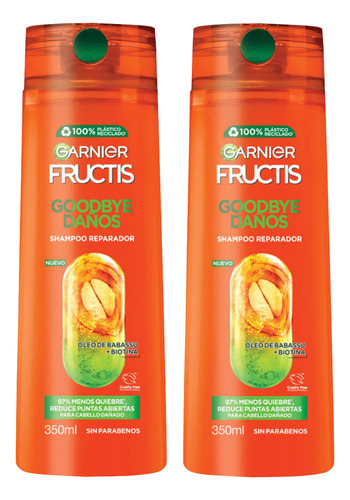 Kit Shampoo Garnier Fructis Goodbye Daños 200ml X 2 Und