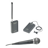 Kit Inalámbrico Vhf Con 2 Micrófonos, Audio-technica Atr288w Color Negro