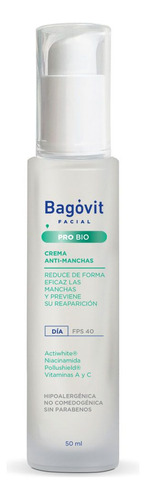 Bagóvit Facial Pro Bio Crema Antimanchas Despigmentante