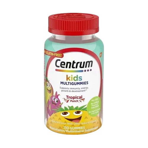 Centrum Kids Multivitamínico 110 Gomitas Sabor Tropical