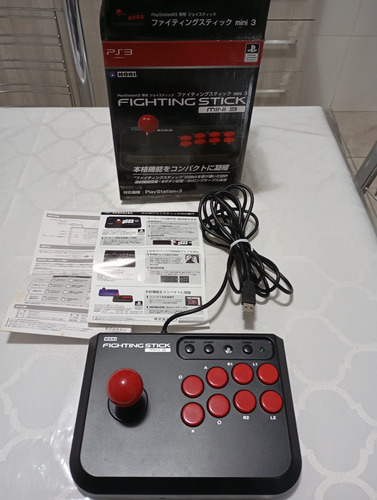 Controle Arcade Da Hori Original Fightstick Mine 3 Ps3/ps4