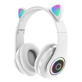 Auriculares Plegables Con Orejas De Gato Luminosas