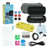 Nintendo Switch Lite Pack 12 En 1 / Amarillo